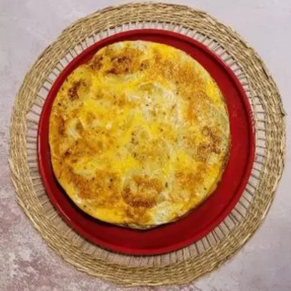 Tortilla poivrons et chorizo