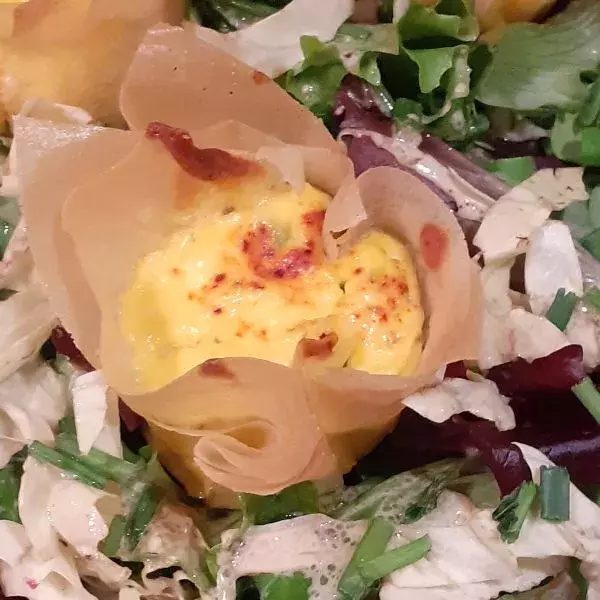 petites aumônières  au fromage et fines herbes