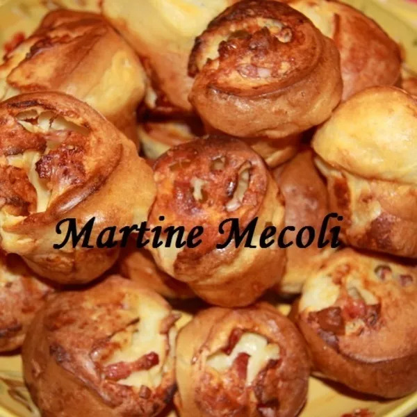 Mini muffins soufflés aux lardons sans cook'in