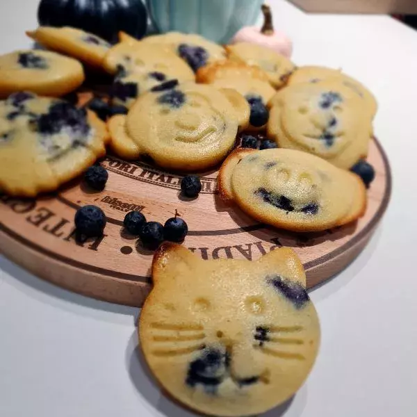 animaux facon muffins moelleux blueberry