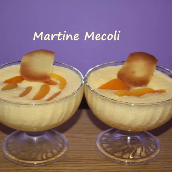Crèmes d'abricots express  au yaourt sans cook'in
