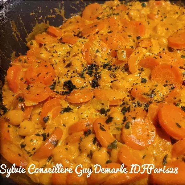 Curry de carotte et poireau