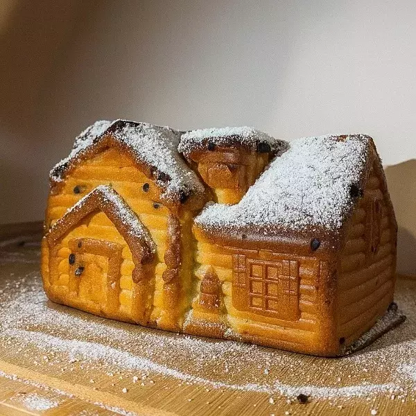 Chalet brioché aux pépites de chocolat 