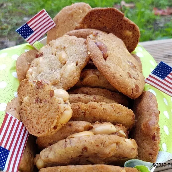 Cookies américains à la cacahuète
