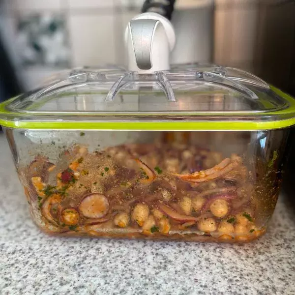 salade de pois chiches à l'orientale