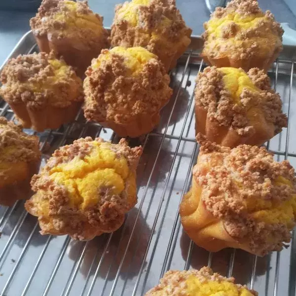 muffin crumble courges