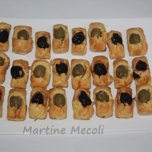 Mini cakes aux lardons et aux olives sans cook'in