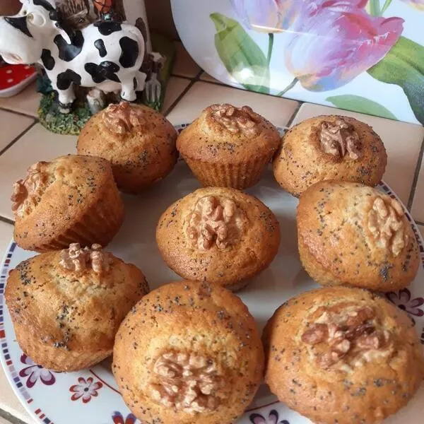 Muffins aux noix