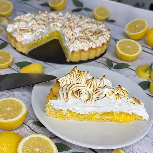 Cookie pie citron meringuée 