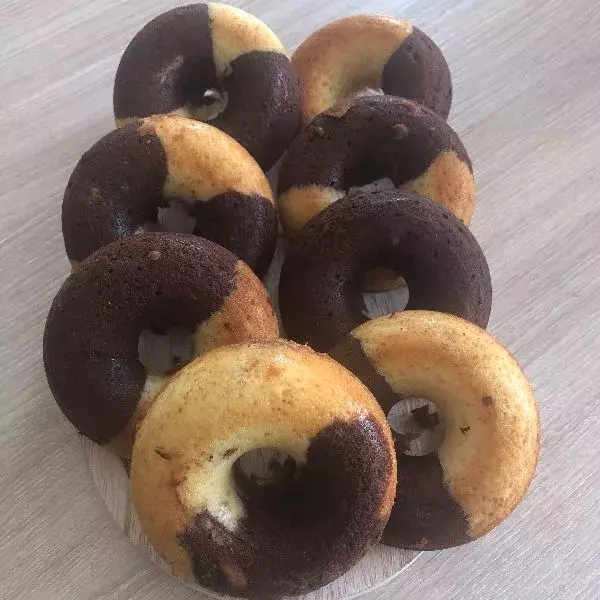 Donuts marbrés 