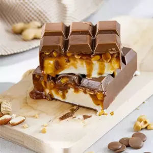 Tablettes glacées cacahuète et caramel