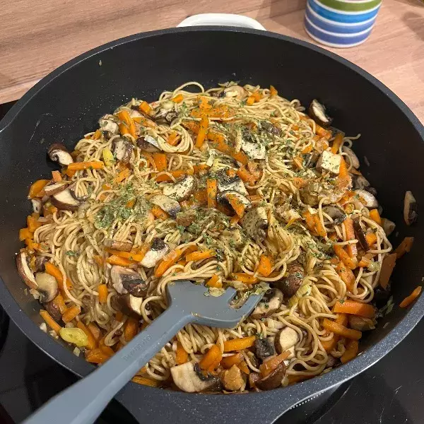 Nouilles aux légumes 