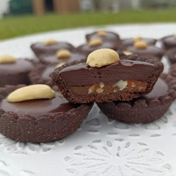 Mini tartelettes façon snickers Tout Choco