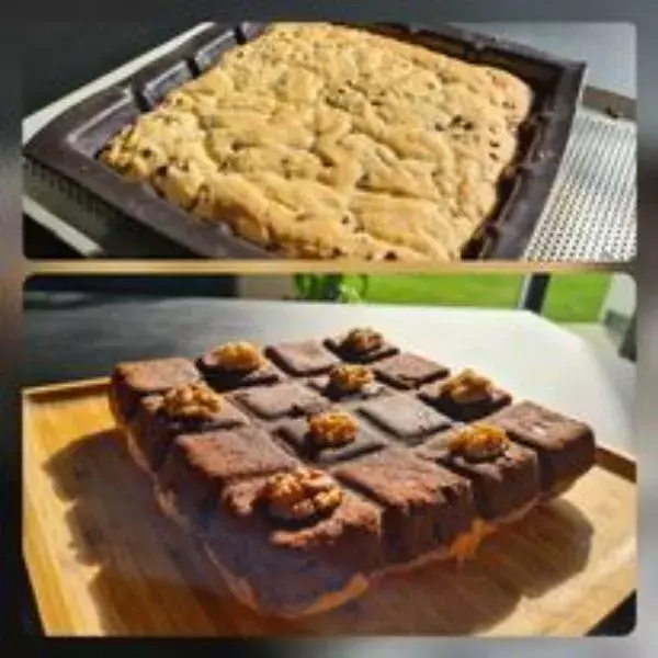 Brookie 1/2 brownie 1/2cookie