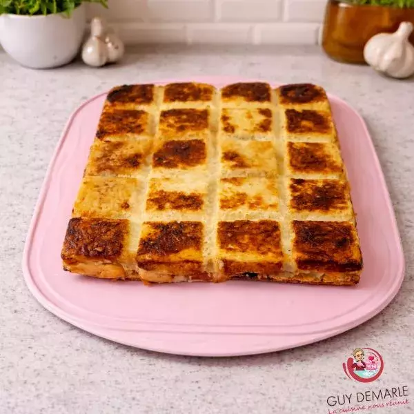 CROQUE SAUMON EPINARD