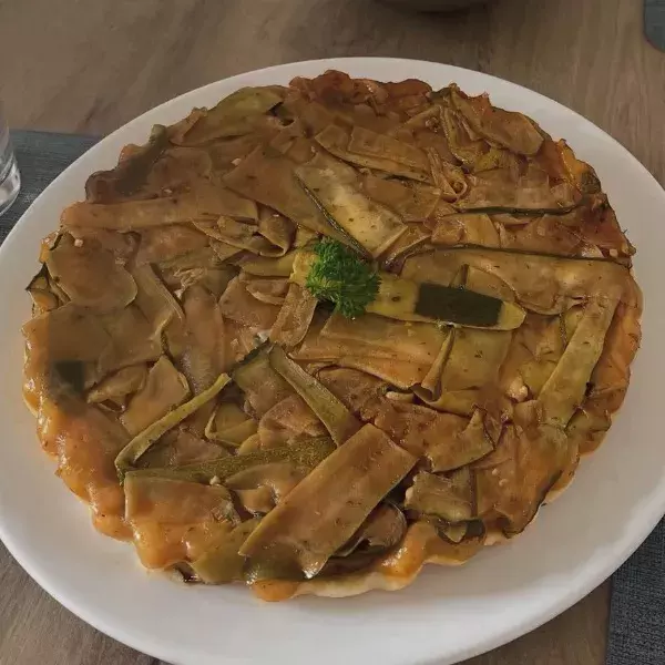 Tatin de courgettes 