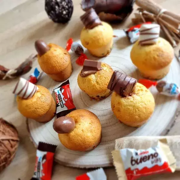 Mini-muffins aux minis kinders 😋