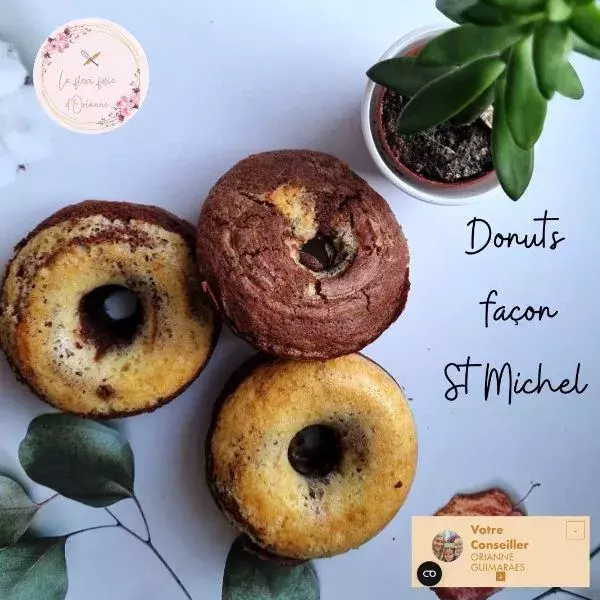 donuts marbrés façon St Michel