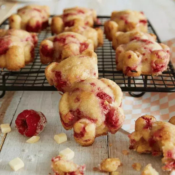 Oursons Blondies à la framboise
