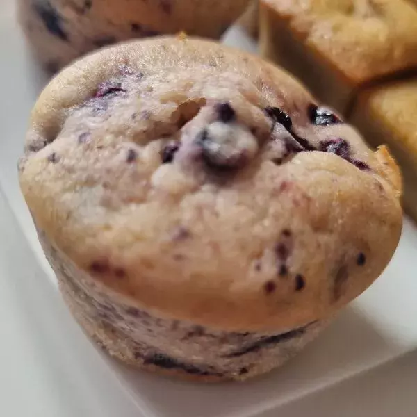 Mini-muffins aux myrtilles 🫐 sauvages 