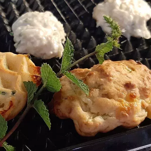 Cookies Crispy courgettes/menthe