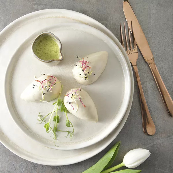 Pétales de volaille aux cèpes