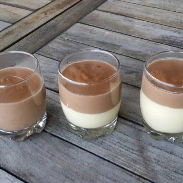 Crème DUO vanille chocolat