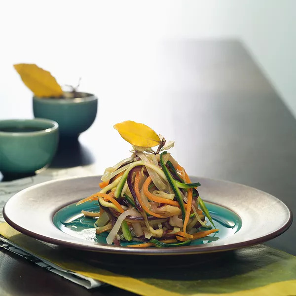Spaghettis de légumes Thaï