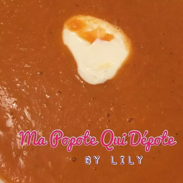 Velouté de pois chiche, tomates aux épices 