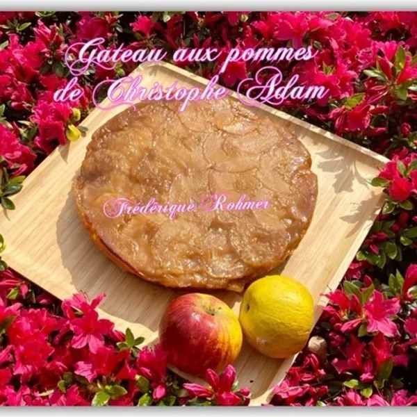 Gâteau au pommes et sirop d'érable de Christophe Adam