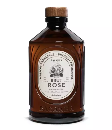 Sirop de rose brut - Biologique - 400 ml