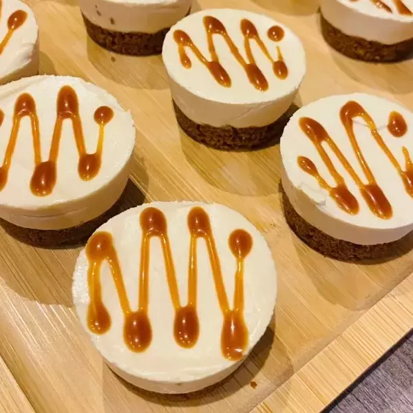 Mini cheesecake caramel-spéculos 