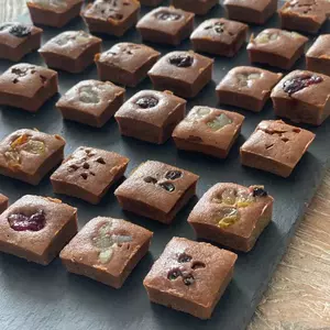 Petits cubes healthy au chocolat