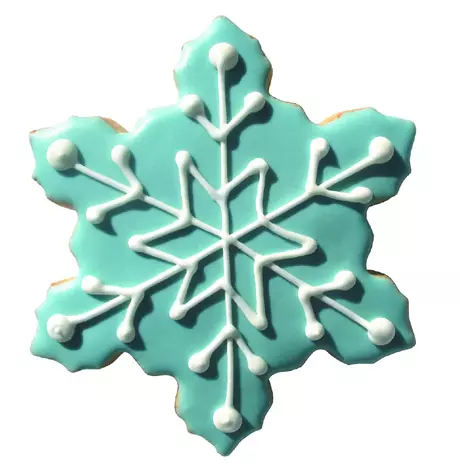 Kit de 7 découpoirs flocons de Noël 4 - 12,5 cm