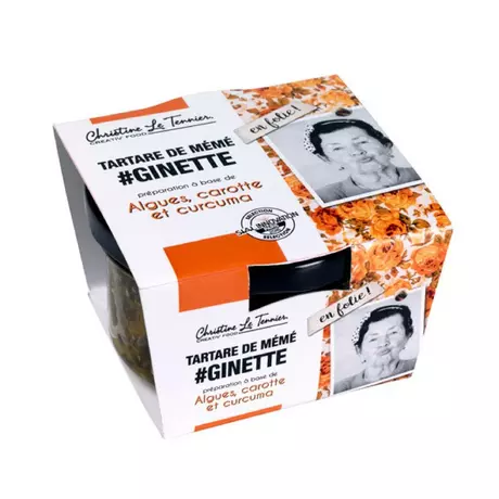 Tartare d'algues Ginette carotte et curcuma 90 g