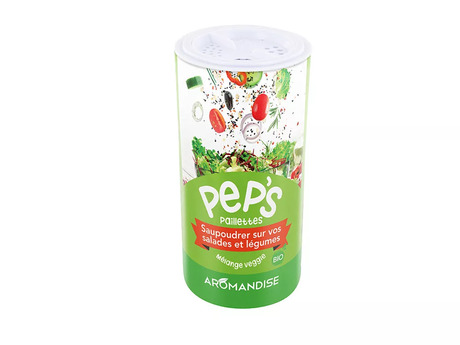 Pep's paillettes bio : salades, légumes 80g