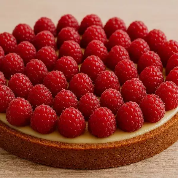 Tarte spéculoos framboises/fraises