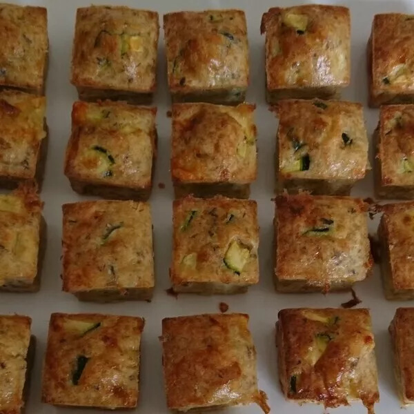 Mini-Cubes Courgettes-Sardines