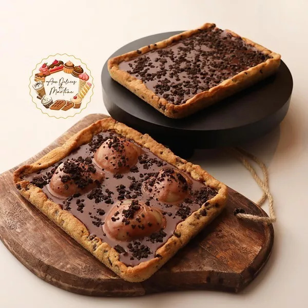 Cookie Tarte au Chocolat Caramel