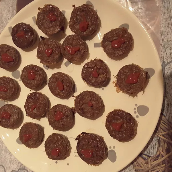 Petits pâtés de légumes à la châtaigne sans gluten