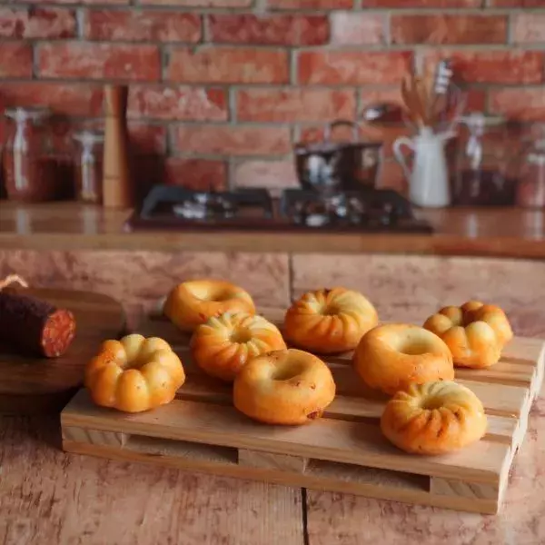 Mini-donuts chorizo/fêta