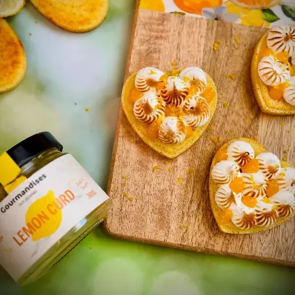 💛Coeurs facon citron meringué 🍋