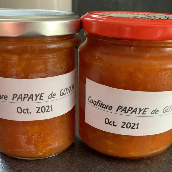Confiture Papaye de Guyane