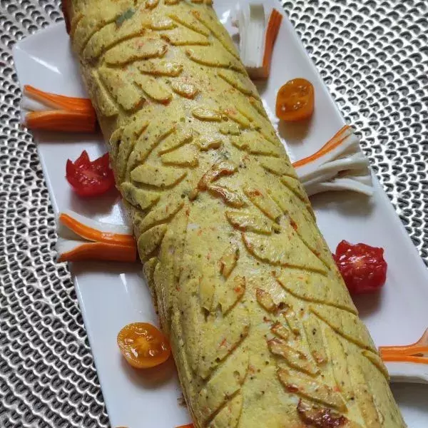 Terrine de poisson blanc et surimi