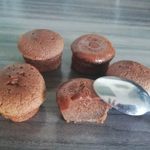 Minis muffins coulant au caramel