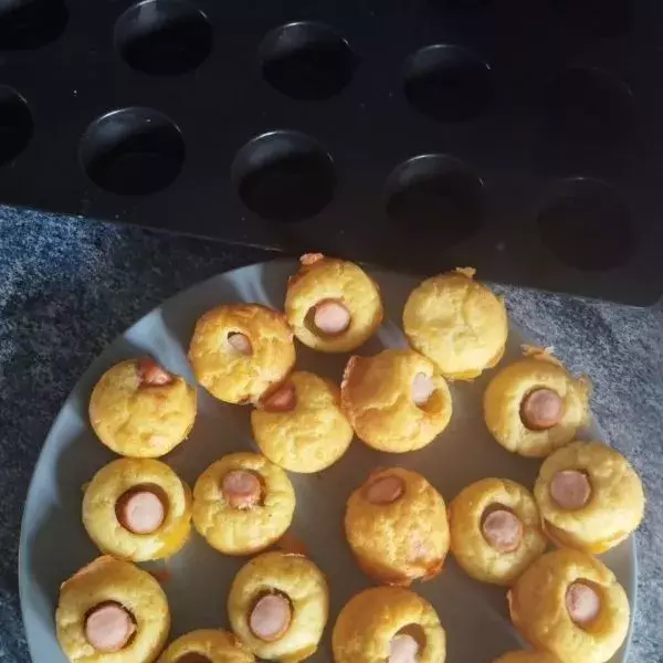 Muffins hot dog