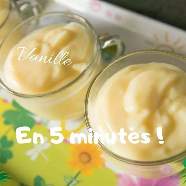 Crème dessert vanille en 5 min !