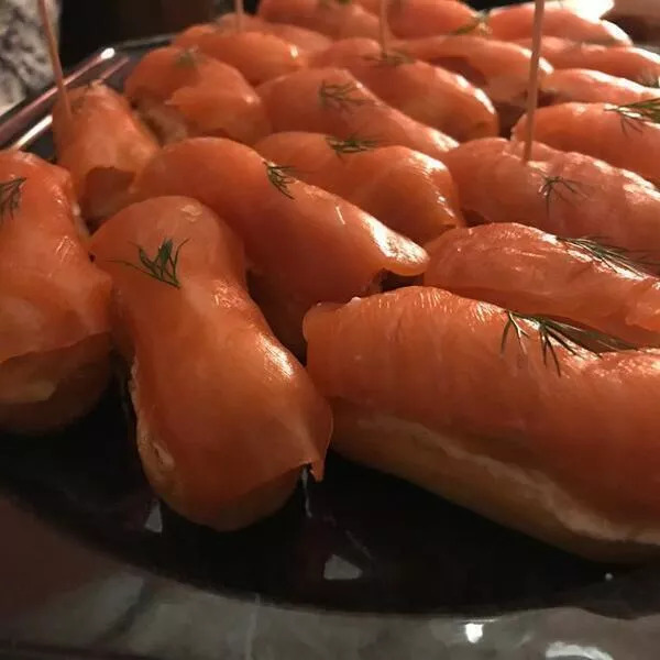 Mini Éclairs Saumon façon Sushi