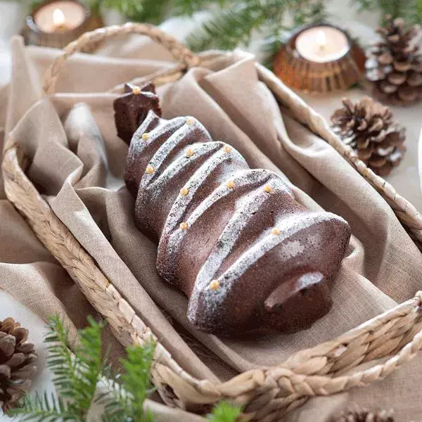 Sapin moelleux au chocolat et praliné noisette