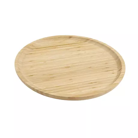 Plateau en bambou rond